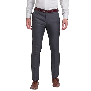 Raymond Mens PLEATLESS Slim FIT Dark Grey