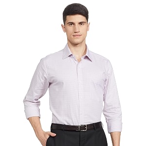 Raymond Mens Checkered Slim Fit Shirt