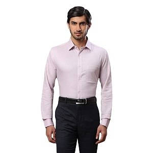 Raymond Mens Cotton Checkered Slim Fit Shirt
