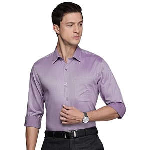 Raymond Mens Dobby Slim Fit Shirt