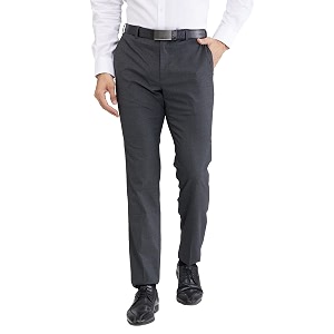 Raymond Mens Mid Rise Slim Fit Structure