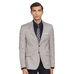 Raymond Mens Notch Lapel Slim Blazer