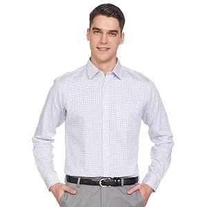 Raymond Mens Print Slim Fit Shirt