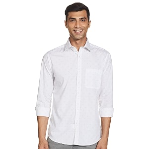 Raymond Mens Print Slim Fit Shirt