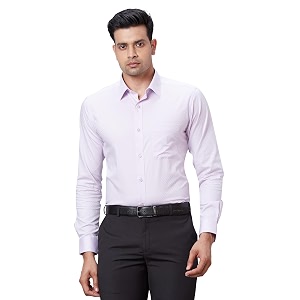 Raymond Mens Pure Cotton Structure Pattern Slim