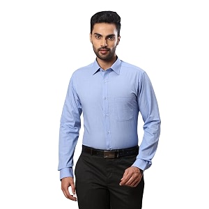 Raymond Mens Pure Cotton Fil-A-Fil Pattern Slim