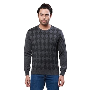 Raymond Mens Regular Fit Acrylic Wool Blend