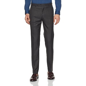 Raymond Mens Slim Fit Mid Rise Trouser