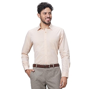 Raymond Men Slim Fit Structure Pattern Pure
