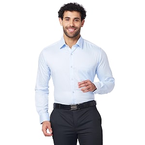 Raymond Mens Slim Fit Pure Cotton Structure