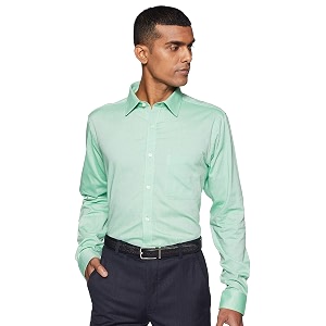 Raymond Mens Pure Cotton Solid Pattern Slim