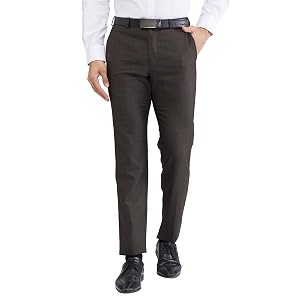 Raymond Mens Slim Fit Checks Pattern Poly