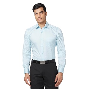 Raymond Mens Slim Fit Pure Cotton Structure