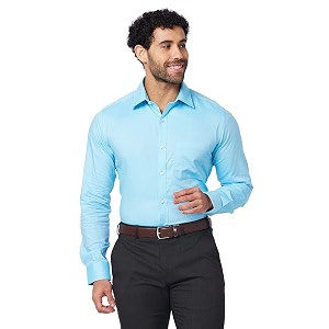 Raymond Men Pure Cotton Slim Fit Structure