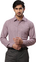 Raymond Men Checkered Formal Purple Shirt