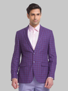 Raymond Men Checkered Single Breasted Casual Blazer