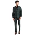 Raymond Men Contemporary Fit Structure Pattern Terylene