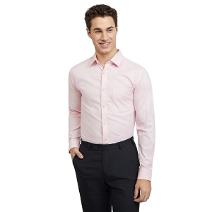 Raymond Men Cotton Slim Fit Structure Pattern