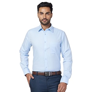 Raymond Men Cotton Slim Fit Structure Pattern