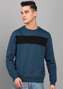 Raymond Men Full Sleeve Color Block Sweatshirt