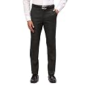 Raymond Men Mid Rise Slim Fit Structure