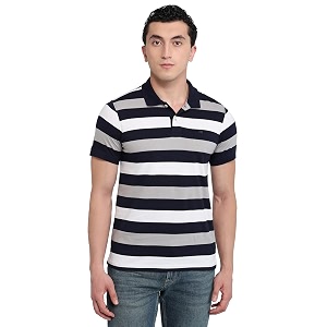 Raymond Men Modern Fit Stripe Pattern Pure