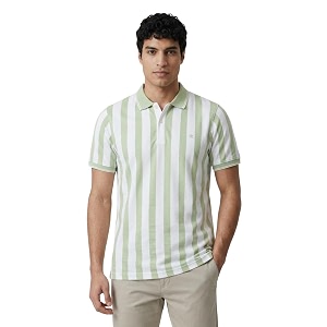 Raymond Men Modern Fit Stripe Pattern Pure