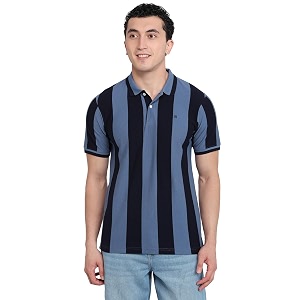 Raymond Men Modern Fit Stripe Pattern Pure