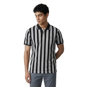 Raymond Men Modern Fit Stripe Pattern Pure
