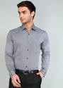 Raymond Men Printed Formal Black Shirt