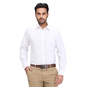 Raymond Men Pure Cotton Slim Fit Structure