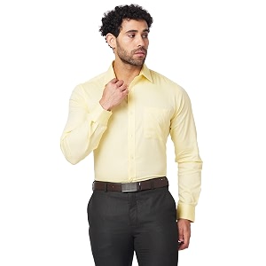 Raymond Men Pure Cotton Slim Fit Structure