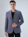 Raymond Men Self Design Double Breasted Formal