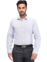 Raymond Men Self Design Formal Grey Shirt