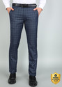 Raymond Men Slim Fit Dark Blue Polyester