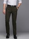 Raymond Men Slim Fit Dark Green Viscose