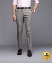 Raymond Men Slim Fit Grey Viscose Rayon