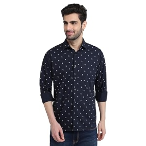 Raymond Men Slim Fit Print Pattern Pure