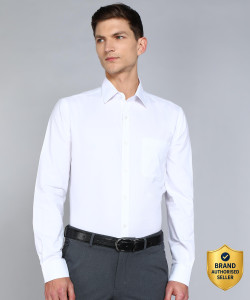 Raymond Men Slim Fit Solid Cut Away
