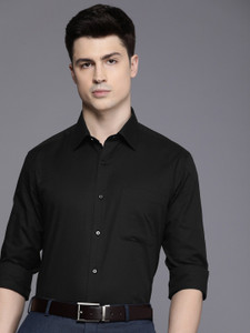 Raymond Men Slim Fit Solid Cut Away
