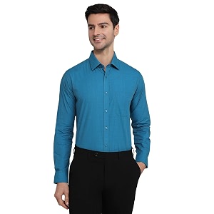 Raymond Men Slim Fit Solid Pattern Pure