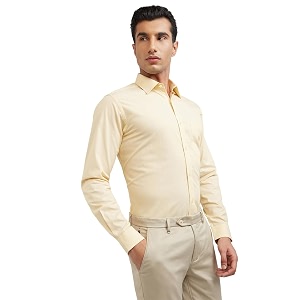 Raymond Men Slim Fit Solid Pattern Pure