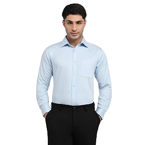 Raymond Men Slim Fit Solid Pattern Pure