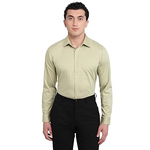 Raymond Men Slim Fit Solid Pattern Pure