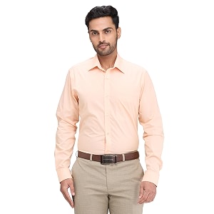 Raymond Men Slim Fit Solid Pattern Pure