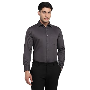 Raymond Men Slim Fit Solid Pattern Pure