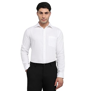 Raymond Men Slim Fit Solid Pattern Pure