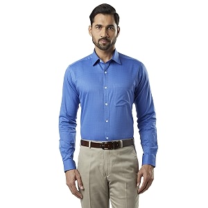 Raymond Men Slim Fit Solid Pattern Pure
