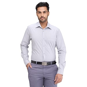 Raymond Men Slim Fit Solid Pattern Pure