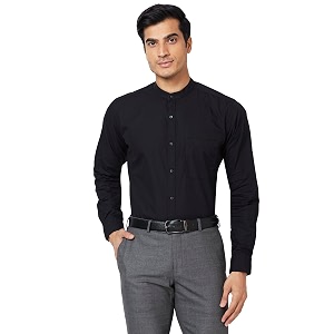 Raymond Men Slim Fit Solid Pattern Pure